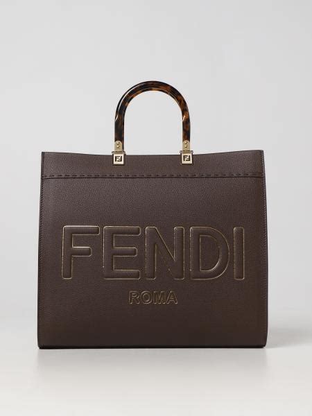 borse donna fendi fab pelle marrone|Fendi.